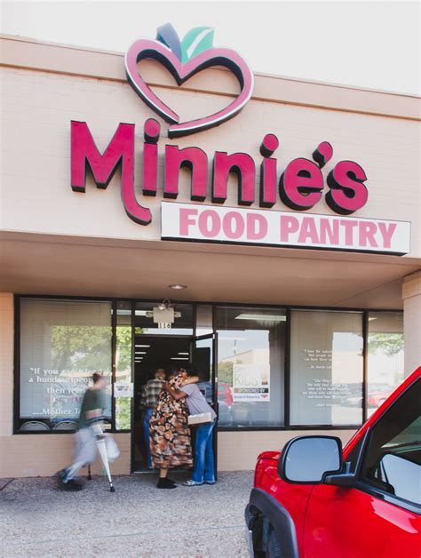 Minnie's food pantry in plano - 661 18th St, Plano, TX 75074. 972.596.0253. Website. Minnie's Food Pantry Minnie's Food Pantry is a nonprofit organization headquartered in Plano, Texas. …